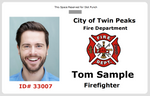 Fire Dept ID Landscape White Background with Logo